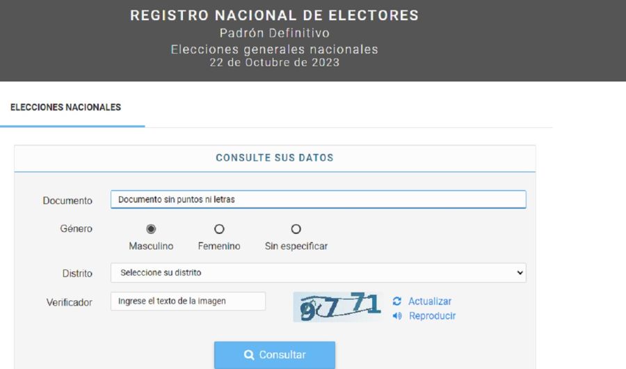 Dónde Voto En Buenos Aires Cómo Consultar El Padrón Electoral Para Las